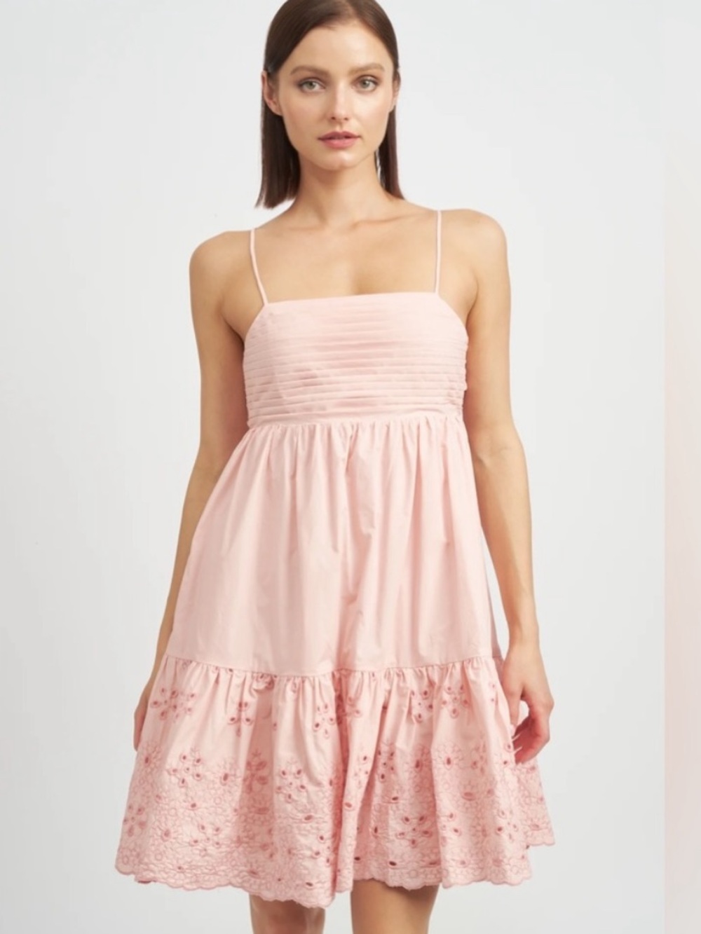 En Saison Doreene Mini Dress in  Pink